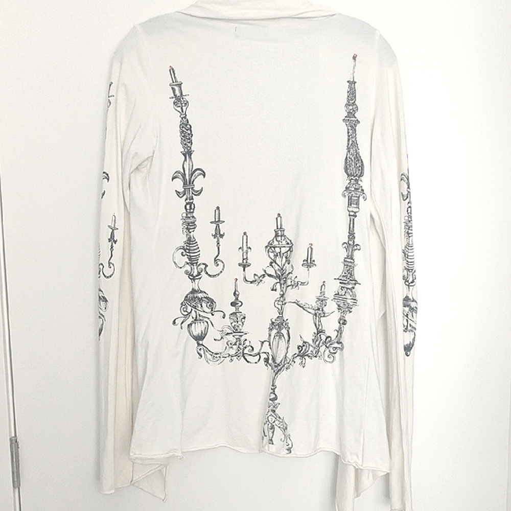Lauren Moshi White Designer Top